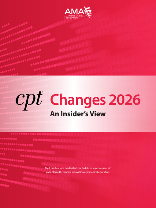 Title details for CPT Changes 2026 by American Medical Association - Wait list
